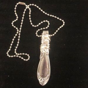 Spoon handle necklace